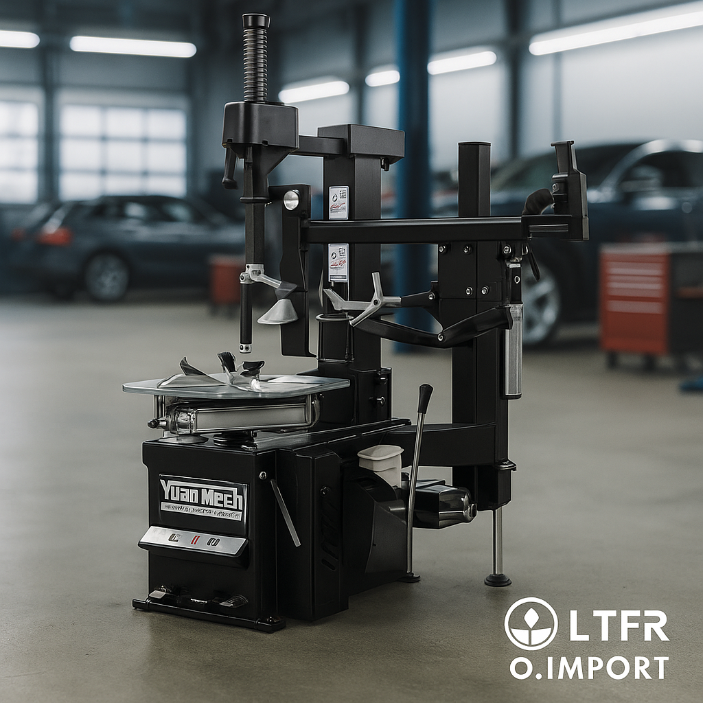 Démonte-pneu avec bras d’assistance